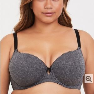 Torrid Heather Grey Lightly Lined T-Shirt Bra